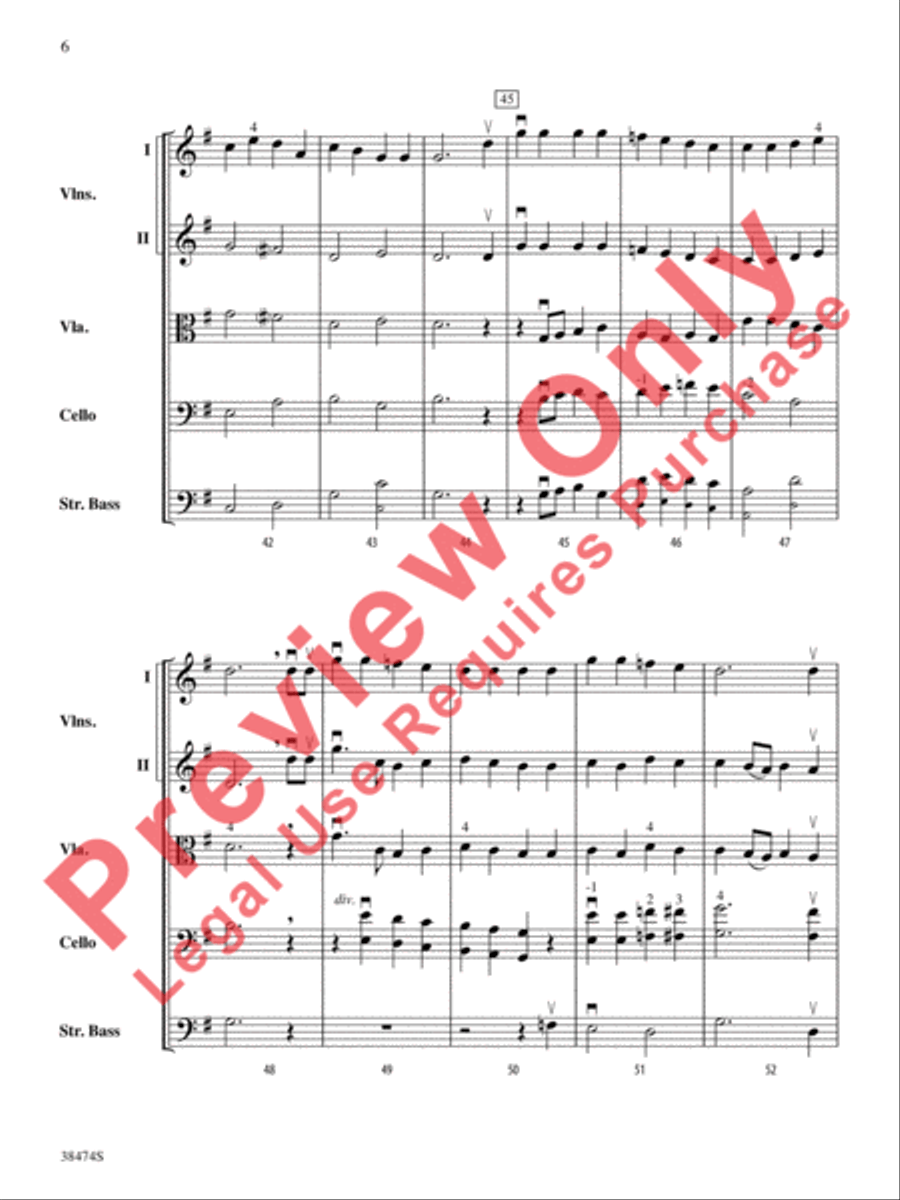 Two Irish Folk Songs String Orchestra scores gallery preview page 7