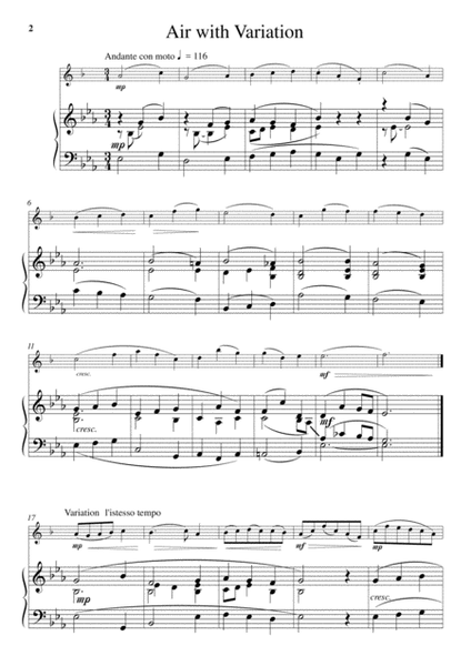 Little Suite (for Clarinet in B flat and Piano)