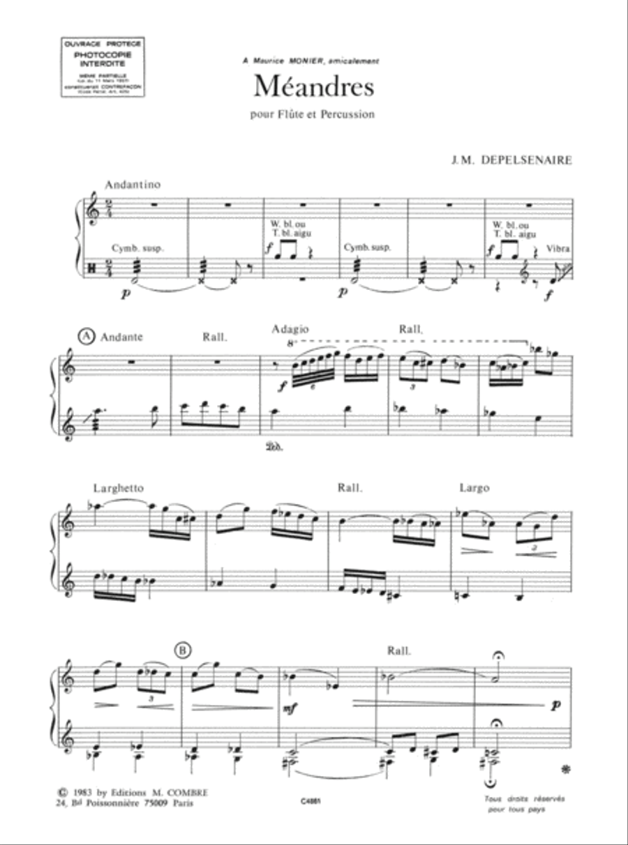 Meandres Flute scores gallery preview page 2