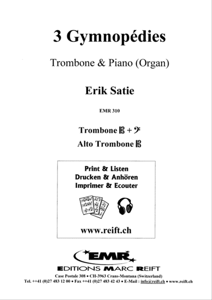 3 Gymnopedies 3 Gymnopedies Organ scores gallery preview page 2