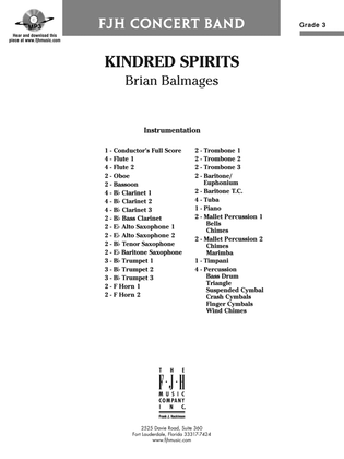 Kindred Spirits: Score