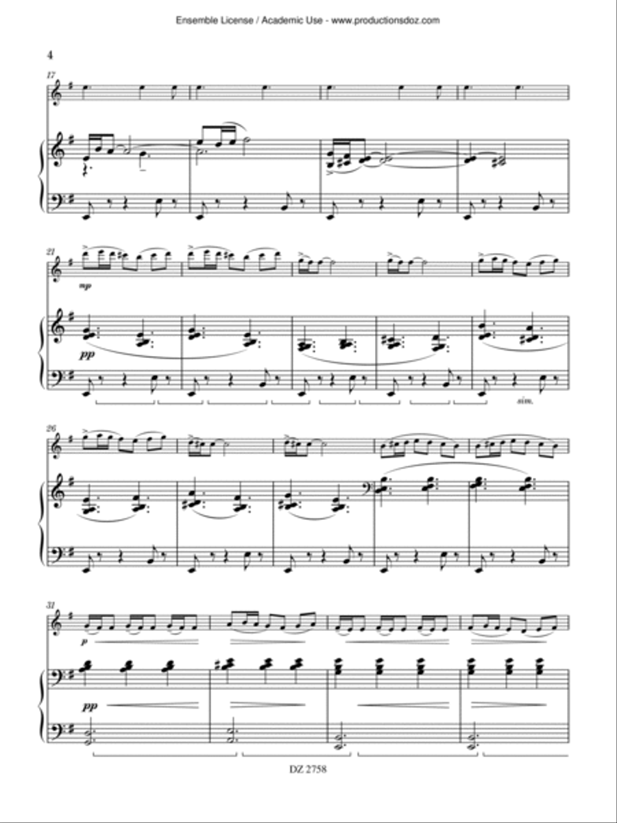 Fantaisie concertante Fantaisie concertante Piano Accompaniment scores gallery preview page 4