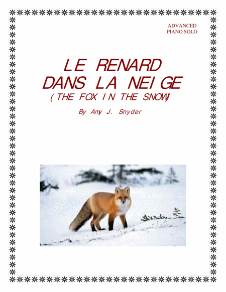 Le Renard Dans La Neige (The Fox in the Snow) image number null