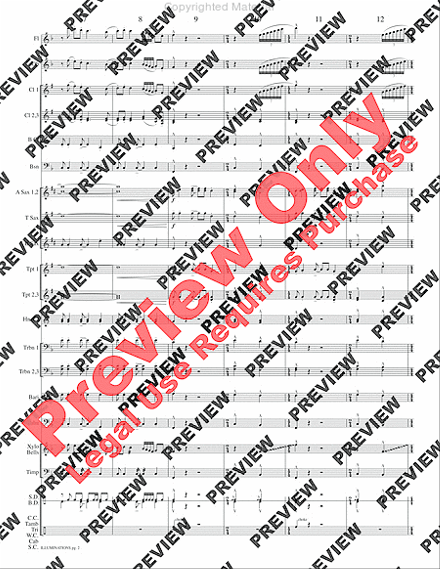 Illuminations Concert Band scores gallery preview page 5