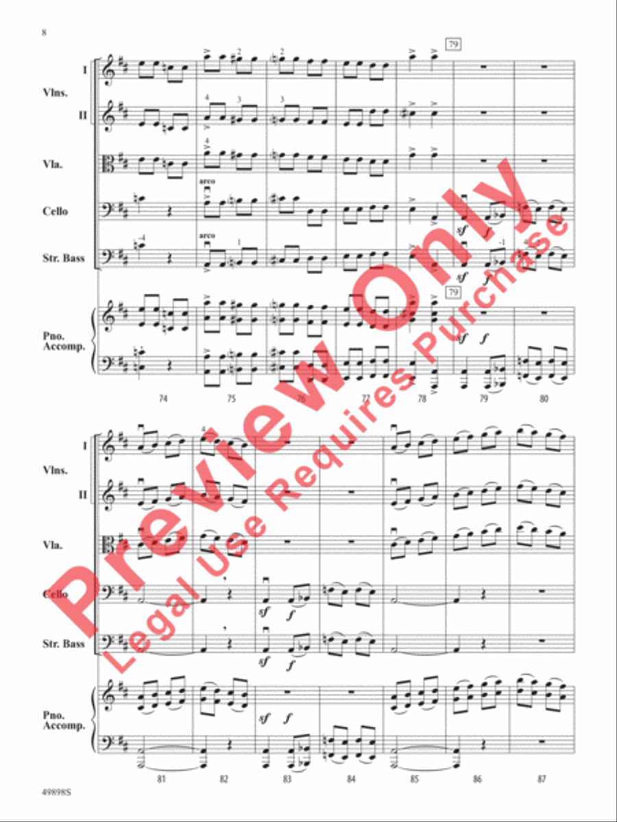 Danse Danse String Orchestra scores gallery preview page 9