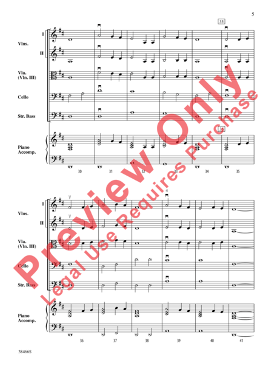 The Bows on the Bus String Orchestra scores gallery preview page 6
