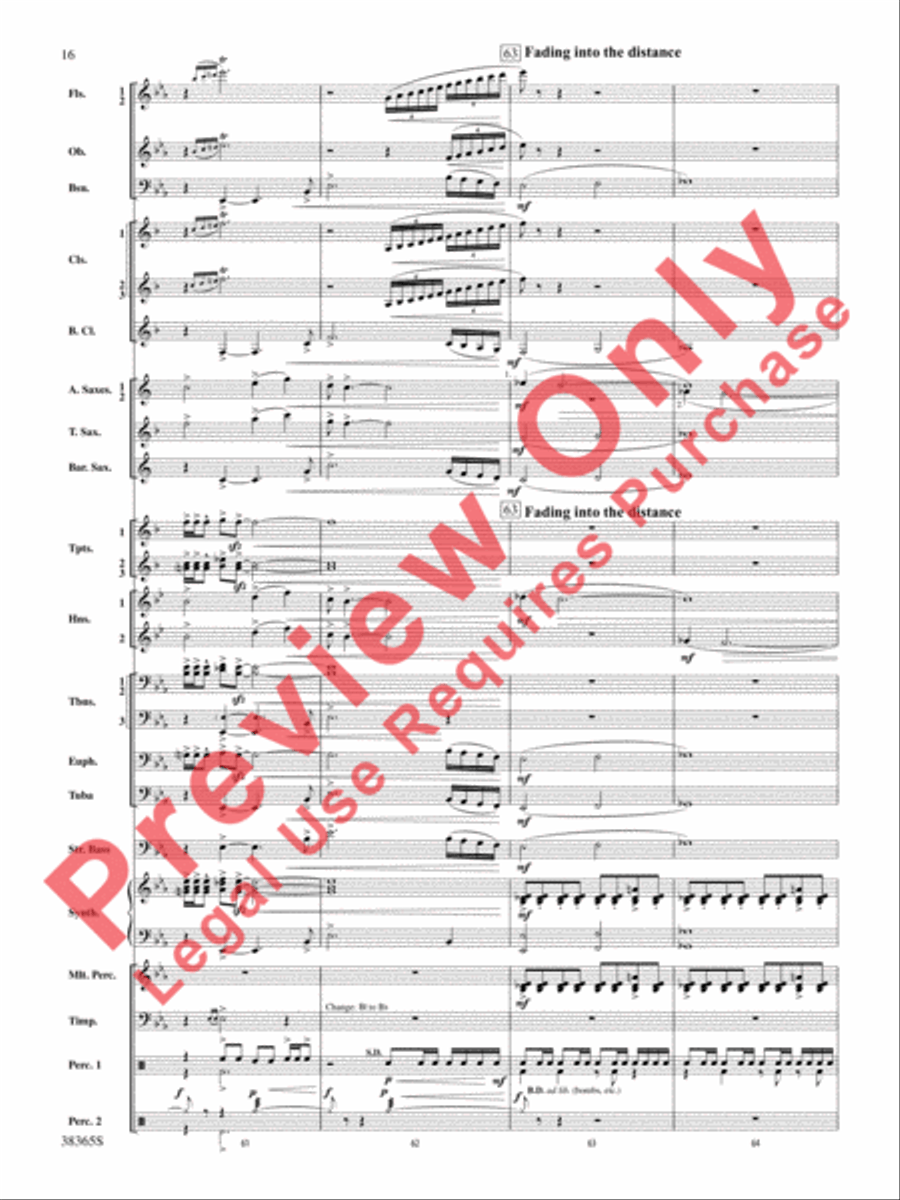 Crossroads to the Future Concert Band scores gallery preview page 17