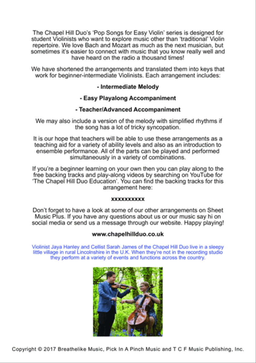 A Million Dreams String Trio scores gallery preview page 2