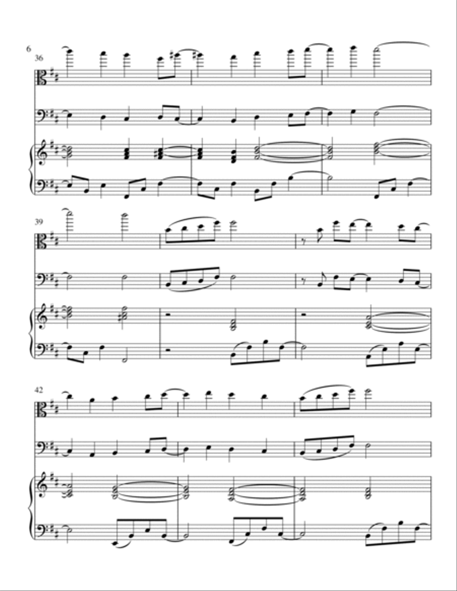 Mary, Did You Know? Small Ensemble scores gallery preview page 6