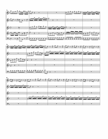 Concerto grosso, Op.3, no.10 (arrangement for 5 recorders)