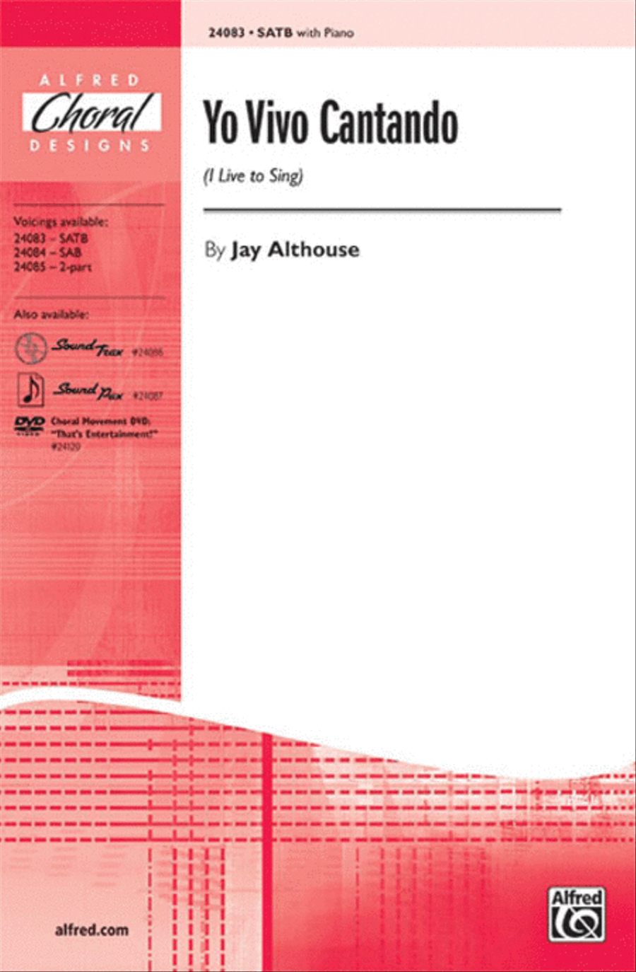 Yo Vivo Cantando (I Live to Sing) 4-Part scores gallery preview page 1