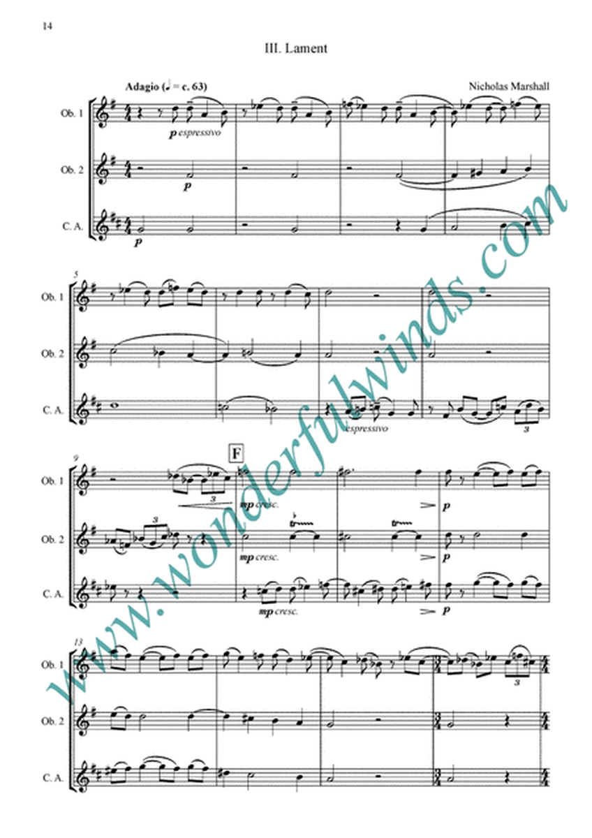 Suite For Oboe Trio image number null