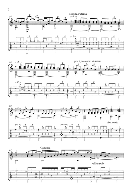 Clair de Lune ( Fingerstyle guitar arrangement)