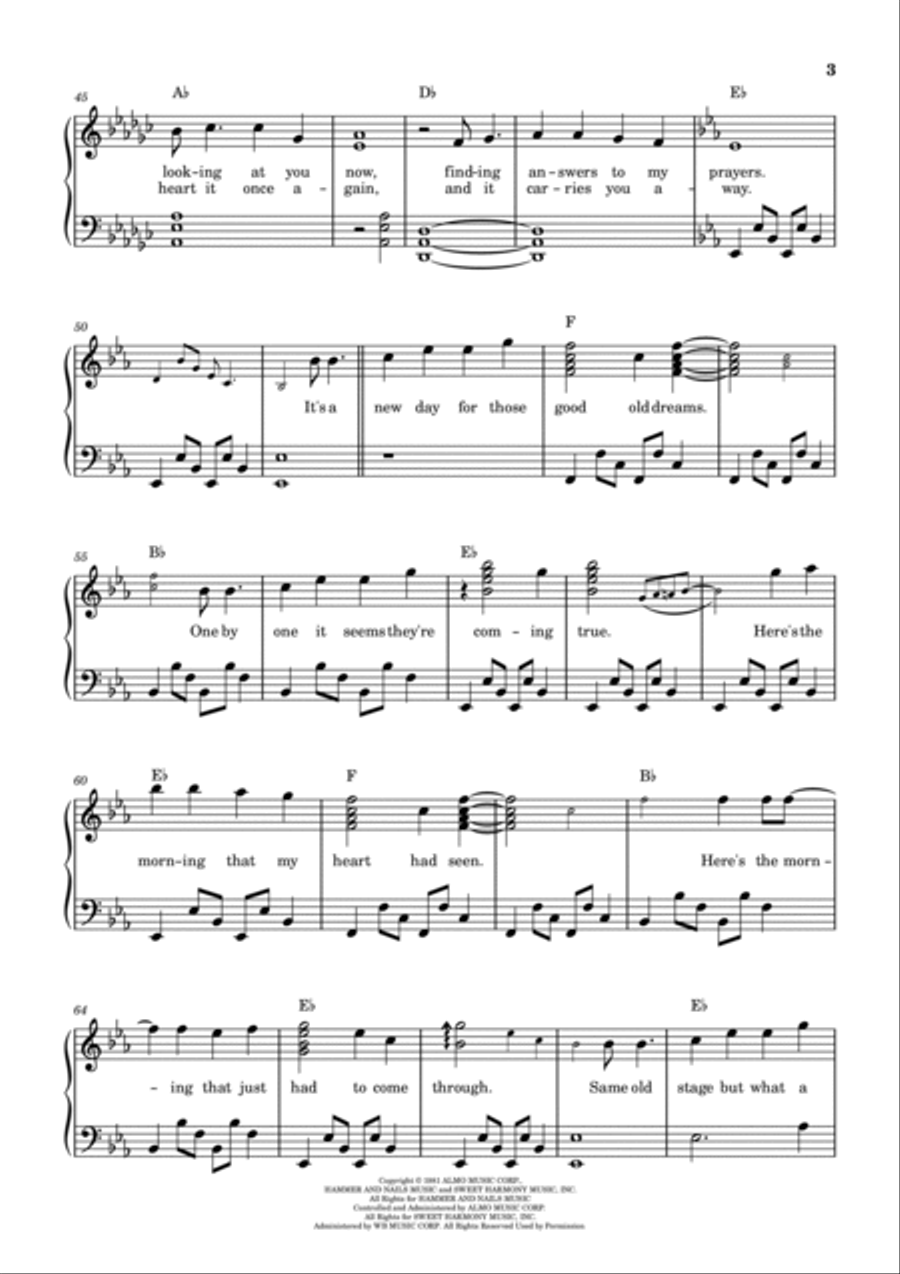Those Good Old Dreams Piano Solo scores gallery preview page 3