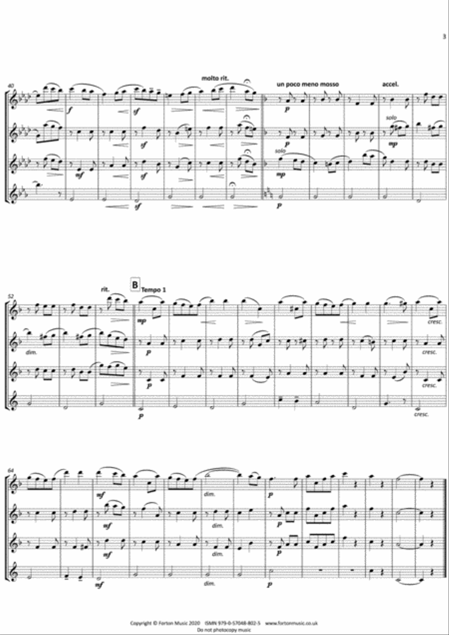 Salut d'Amour Oboe scores gallery preview page 3