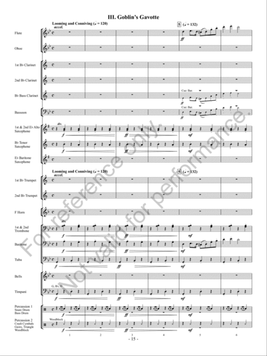 A Haunted Trilogy A Haunted Trilogy Concert Band scores gallery preview page 16