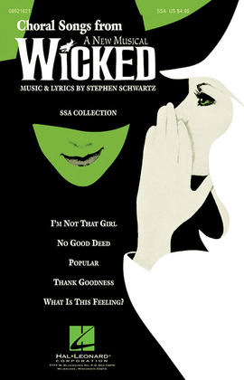 Book cover for Choral Songs from Wicked