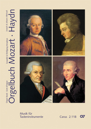 Book cover for Organ book Mozart * Haydn. Music for keyboard instruments