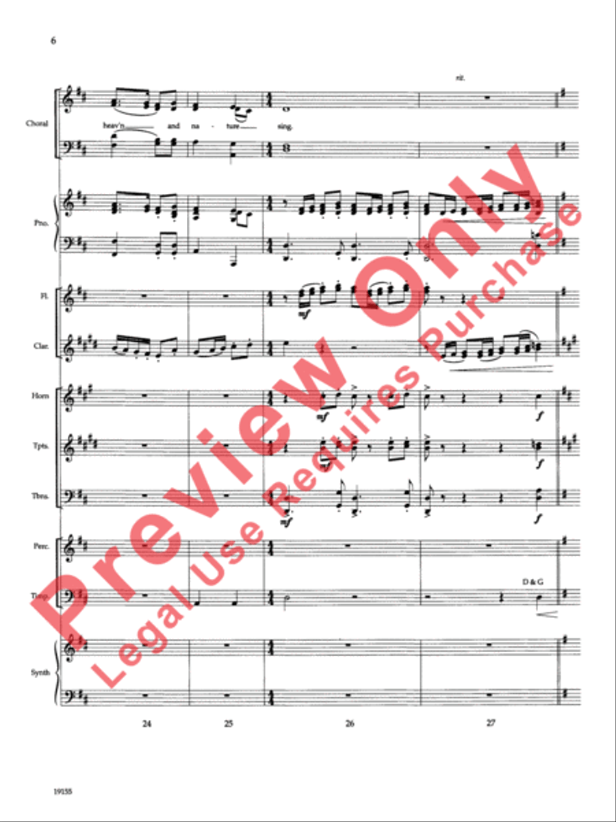 Sing Joy! Choir scores gallery preview page 7