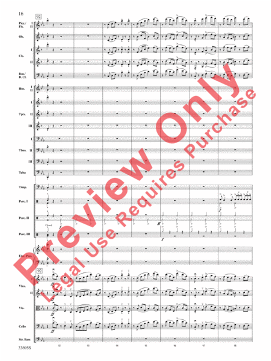 Danzas Cubanas Danzas Cubanas Full Orchestra scores gallery preview page 17