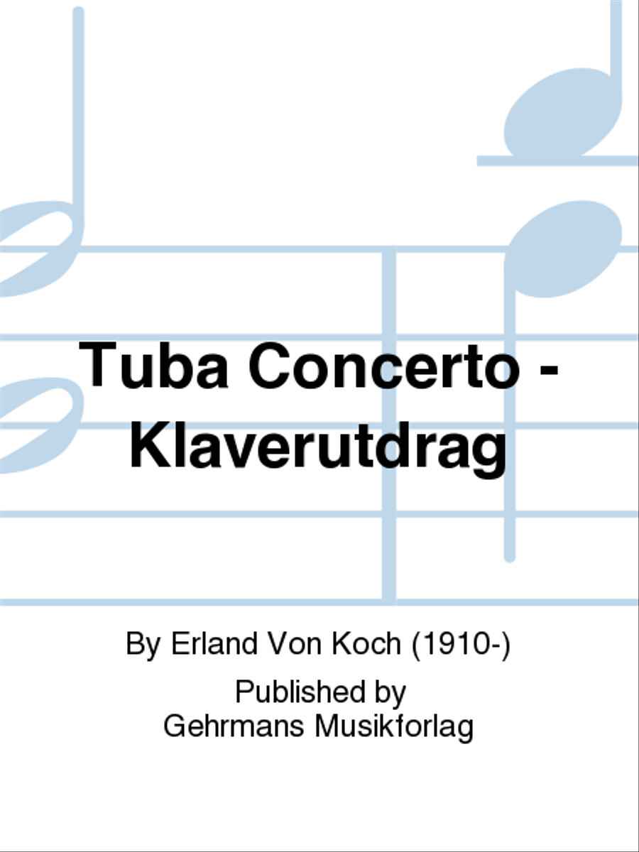 Tuba Concerto - Klaverutdrag Tuba scores gallery preview page 1