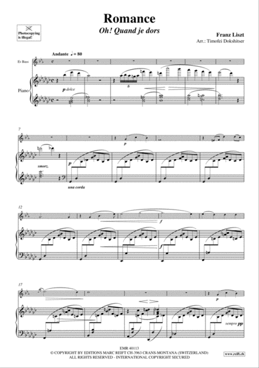 Romance Piano Accompaniment scores gallery preview page 3