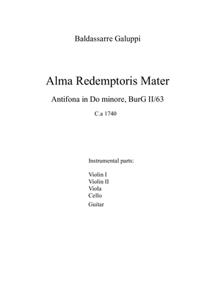 Alma Redemptoris Mater - Antifona in Do minore, BurG II/63