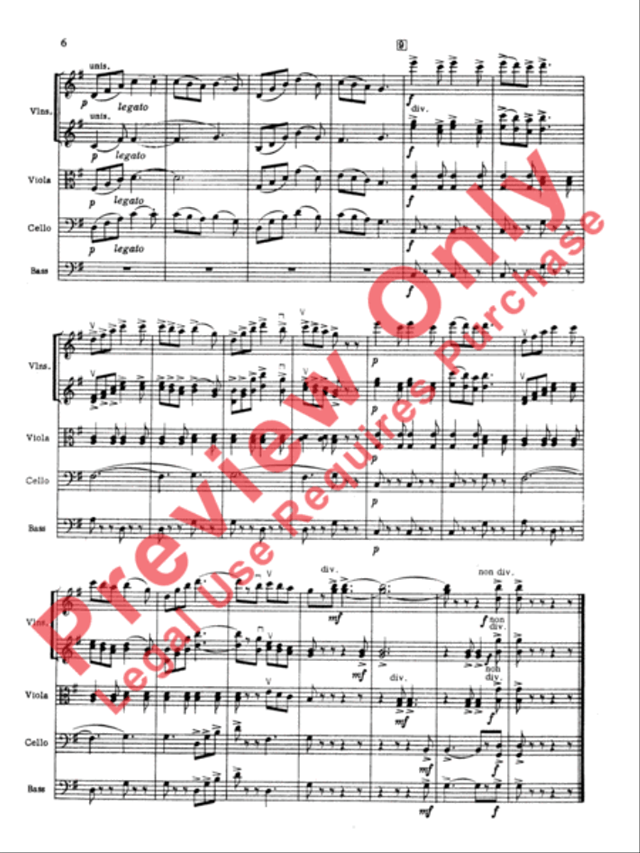 Suite of Carols String Orchestra scores gallery preview page 7
