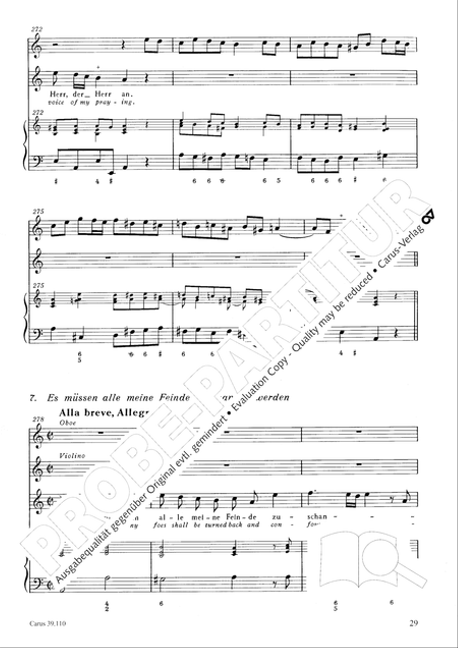 O Lord, punish me not (Ach Herr, strafe mich nicht) Tenor Voice scores gallery preview page 30