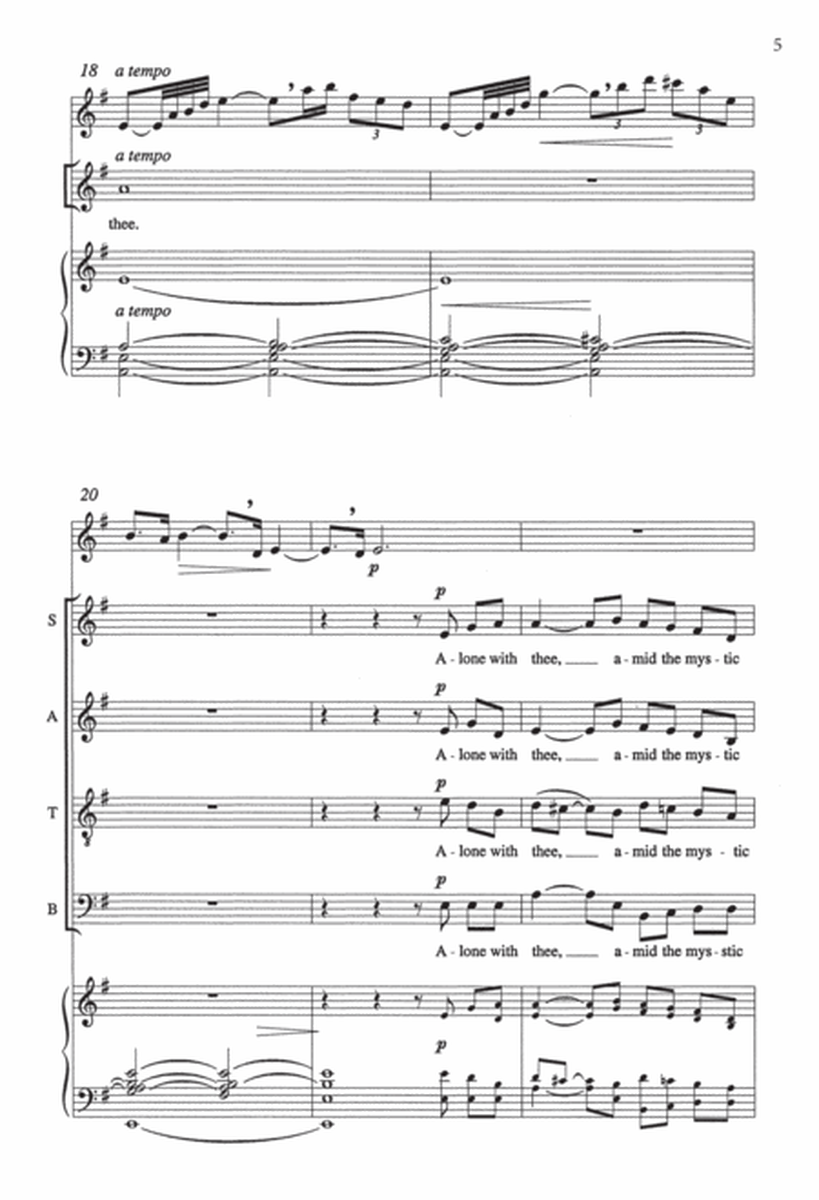 Still, Still With Thee (Downloadable Choral Score)