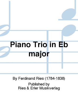 Book cover for Piano Trio in Eb major