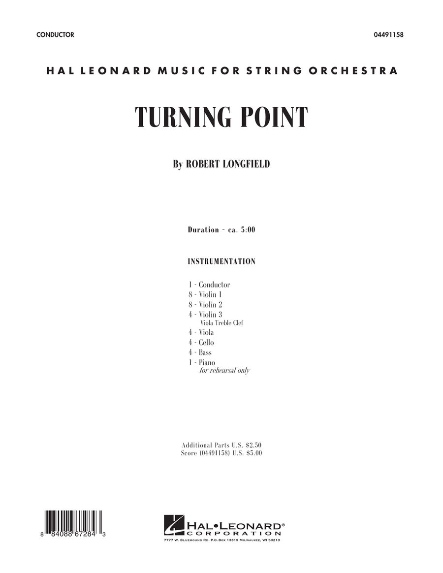 Turning Point - Full Score Orchestra scores gallery preview page 1