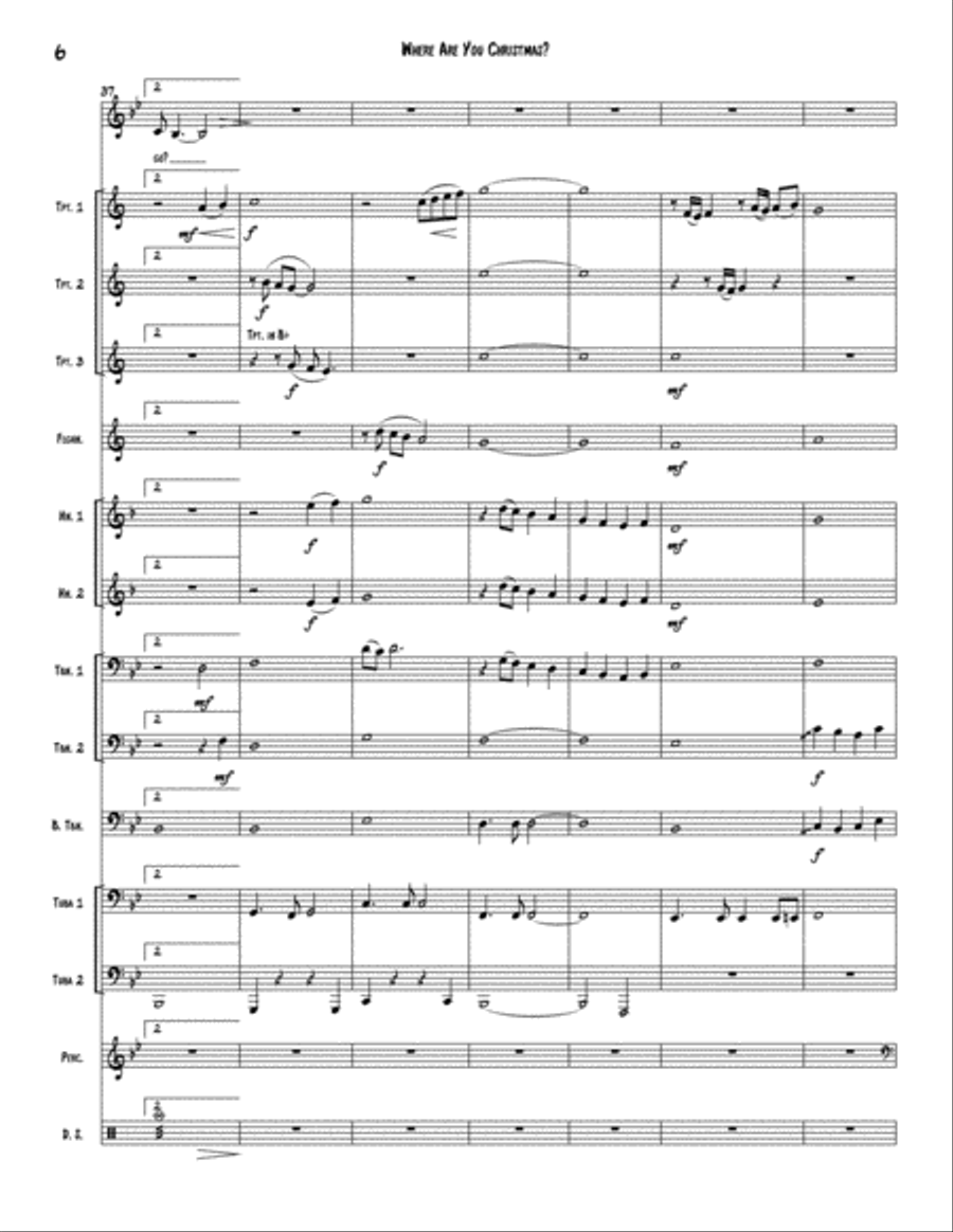 Where Are You Christmas? High Voice scores gallery preview page 6