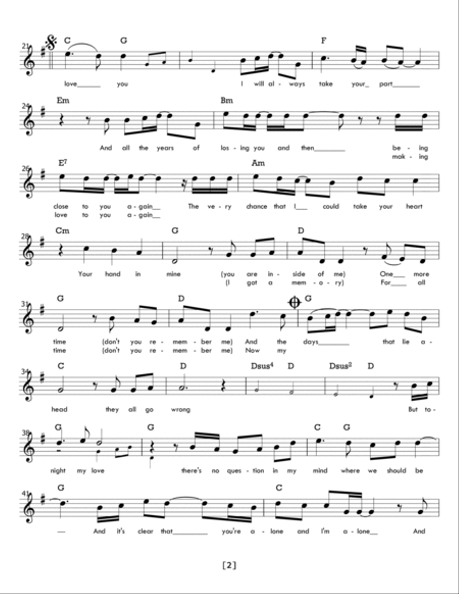 I Will Always Love You I Will Always Love You Piano scores gallery preview page 2