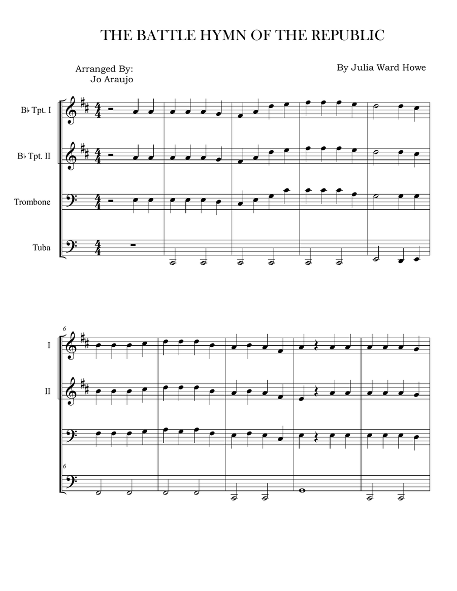THE BATTLE HYMN OF THE REPUBLIC