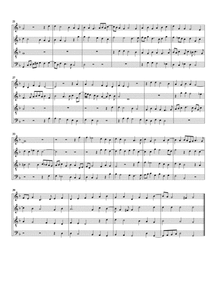 Ricercar del 2 tono (arrangement for 4 recorders)