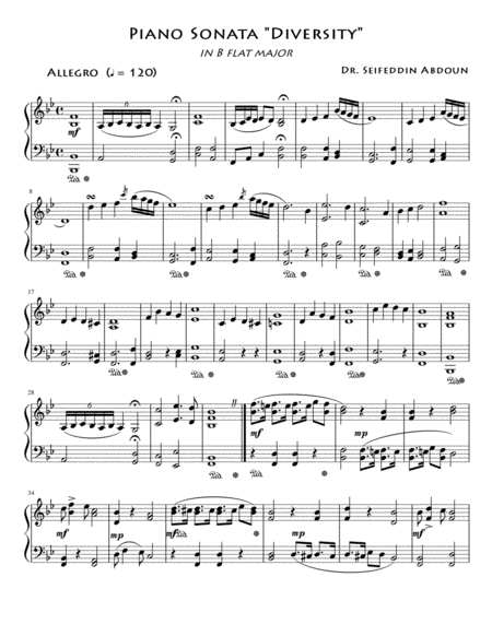 Piano Sonata_B flat major: Diversity image number null