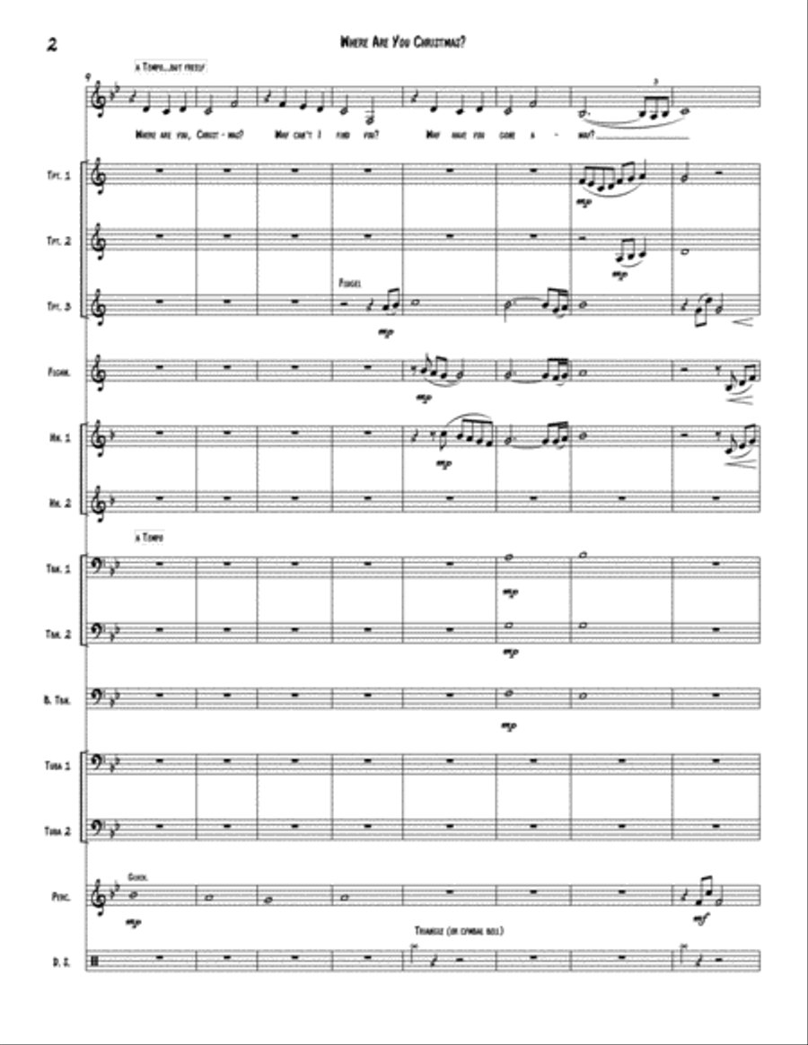 Where Are You Christmas? High Voice scores gallery preview page 2