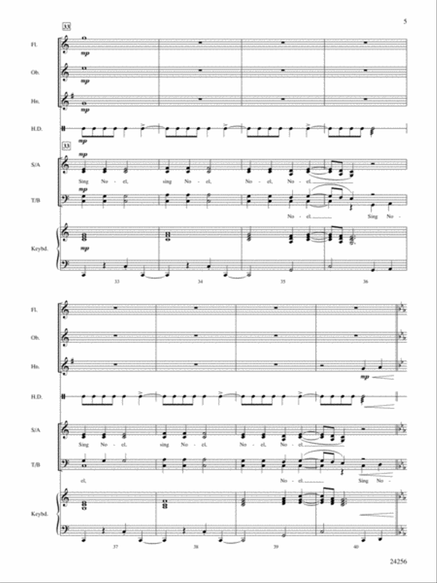 He Is Born, Sing Noel! Choir scores gallery preview page 6