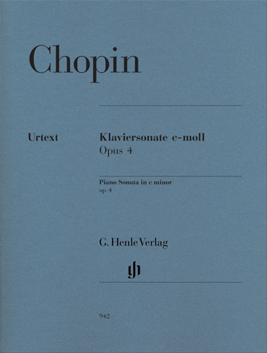 Piano Sonata in C minor, Op. 4 Piano Solo scores gallery preview page 1