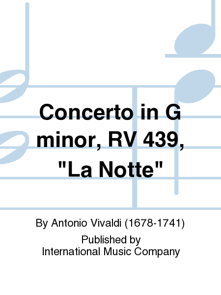 Concerto in G minor, RV 439, 