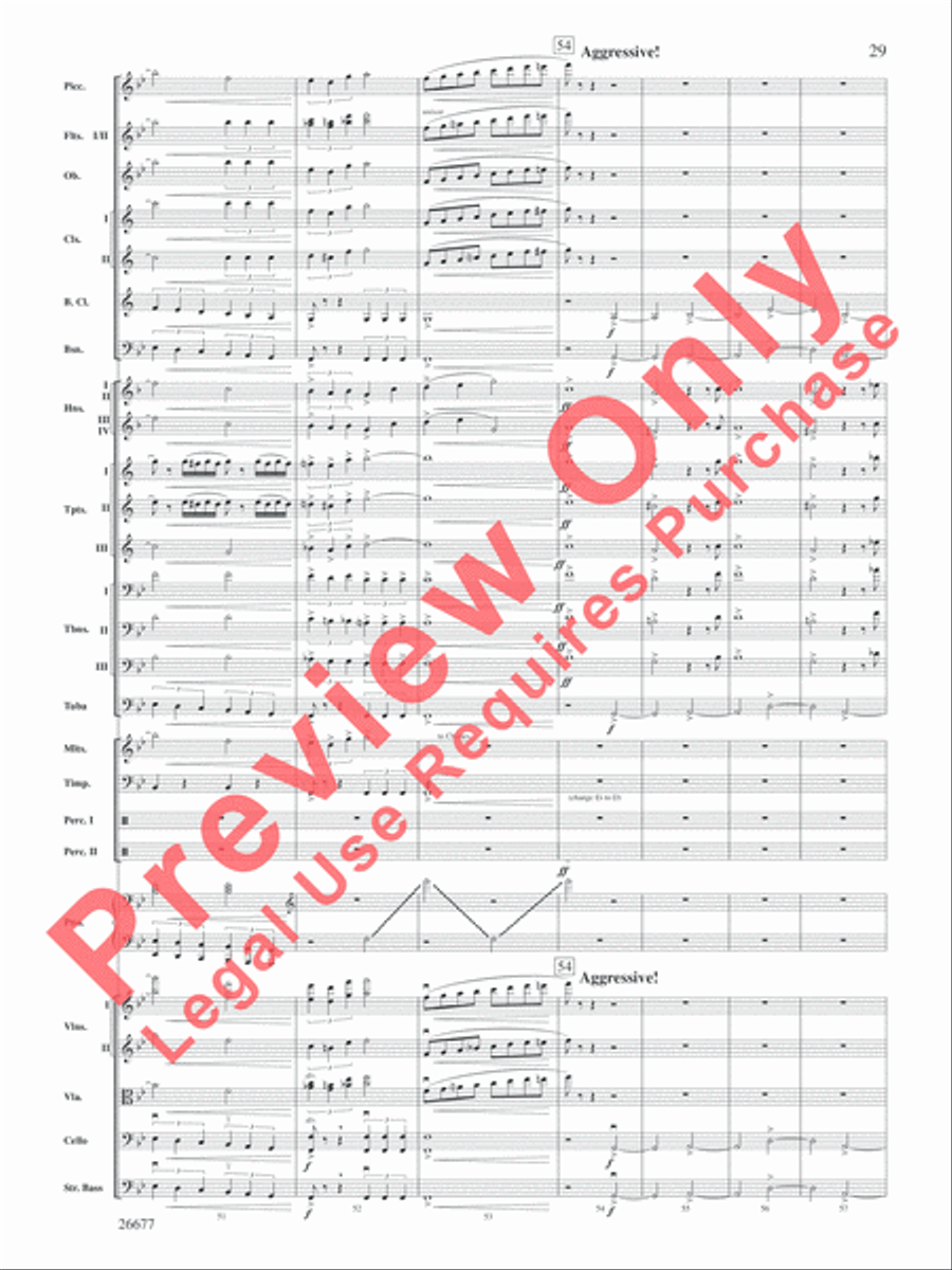 Star Wars Epic -- Part II, Suite from the Full Orchestra scores gallery preview page 62