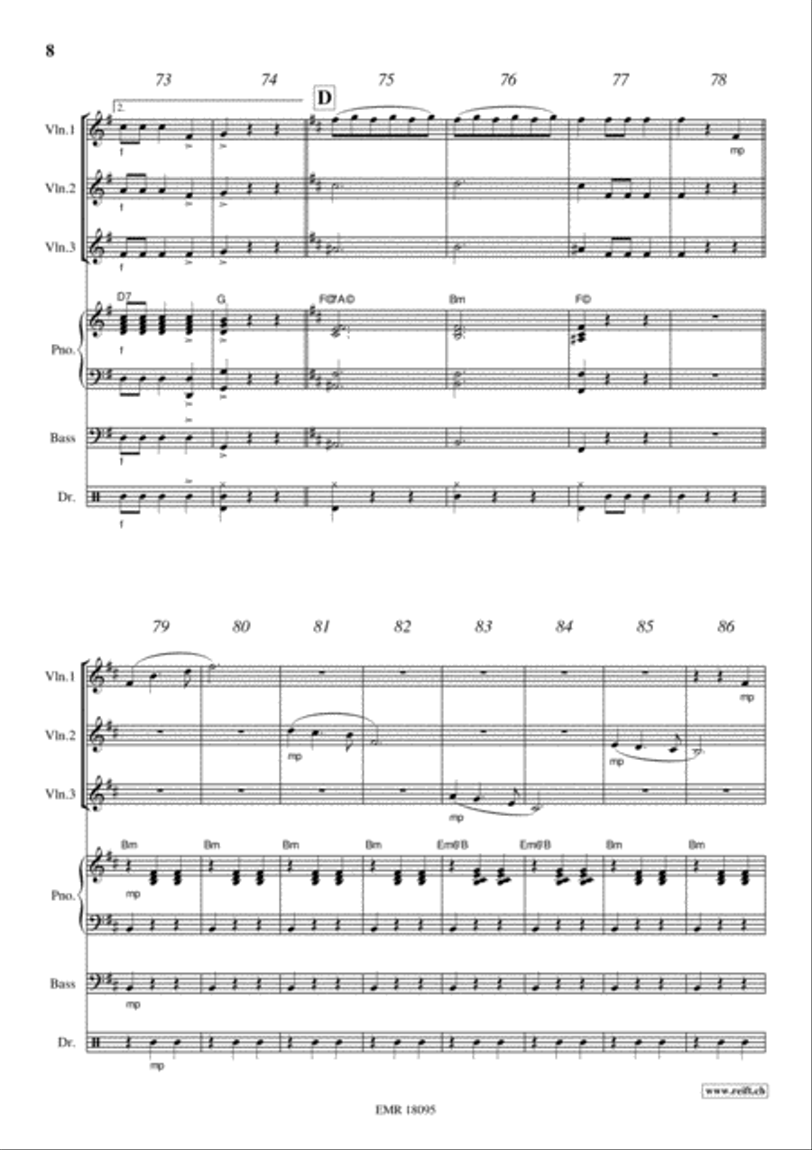 Donauwellen Violin scores gallery preview page 8