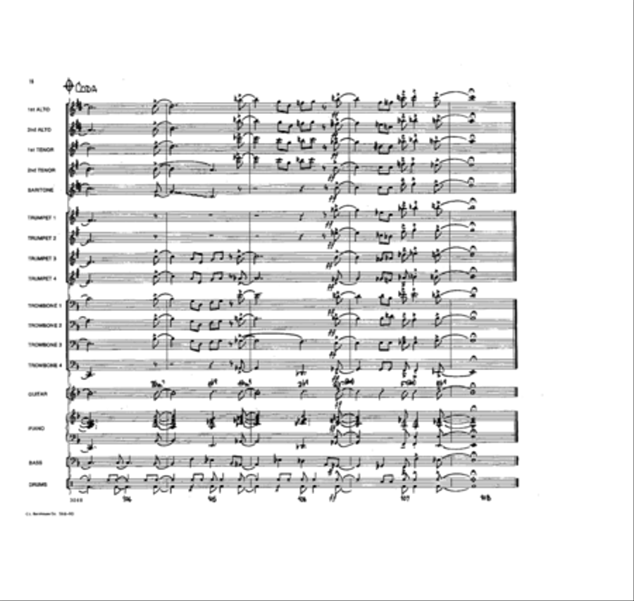 Senorita Blues Jazz Ensemble scores gallery preview page 15