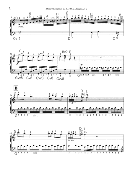 Sonata in C, K. 545 I Allegro