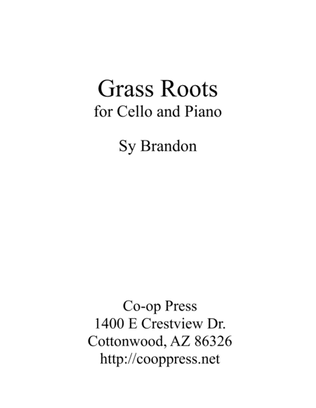 Grass Roots for Cello and Piano