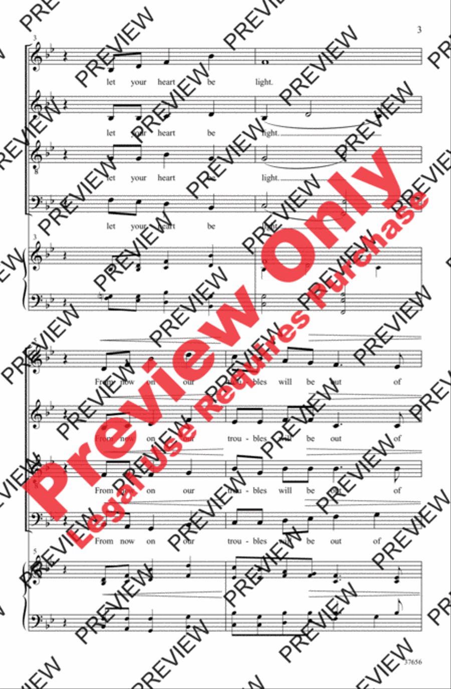 Have Yourself a Merry Little Christmas 4-Part scores gallery preview page 3