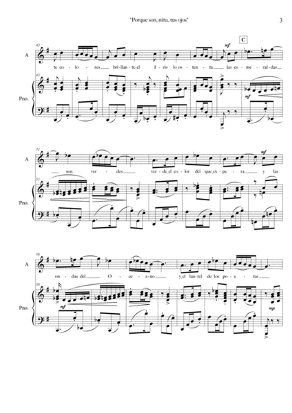 Rima 12. Ojos Verdes (soprano & Piano) image number null