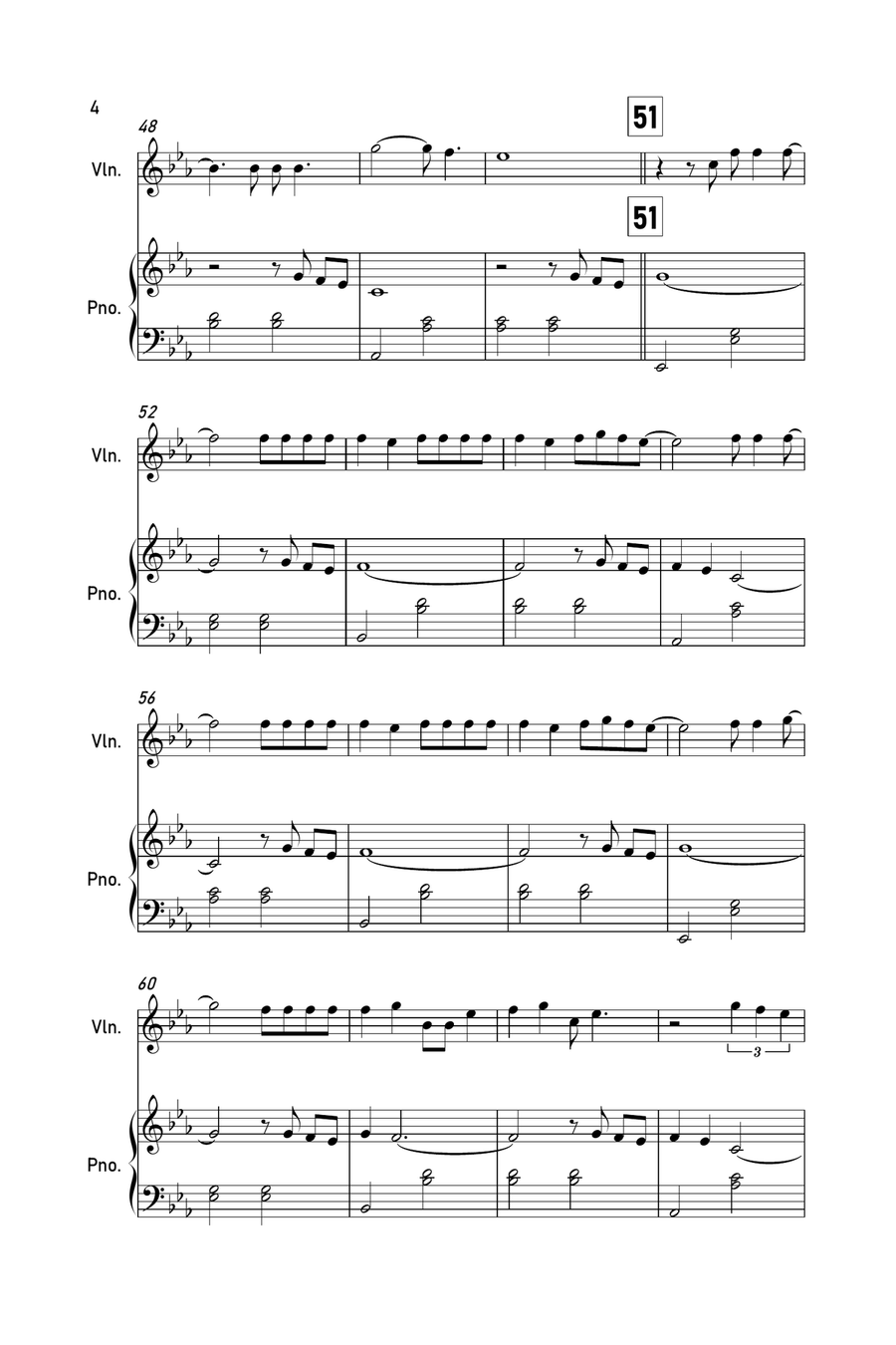 Cardigan Cardigan Violin Solo scores gallery preview page 4