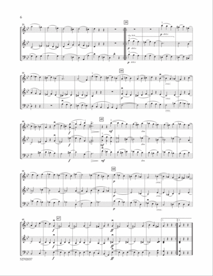 The String Trio: Vol. I(b) String Trio scores gallery preview page 5